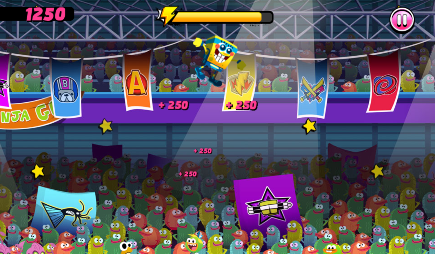 Nick Summer Sports Stars Acrobatics Game Play Screenshot.