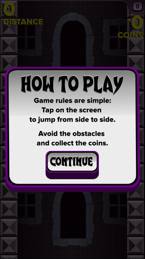 Ninja Gravity Game How To Play Screenshot.