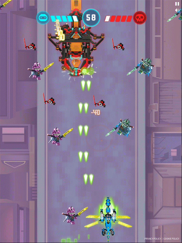 Ninjago Keytana Quest Game 2nd Level Game Screenshot.