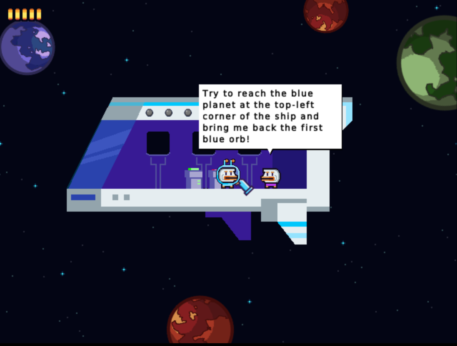 No Ducks Sky Game Goal Screenshot.