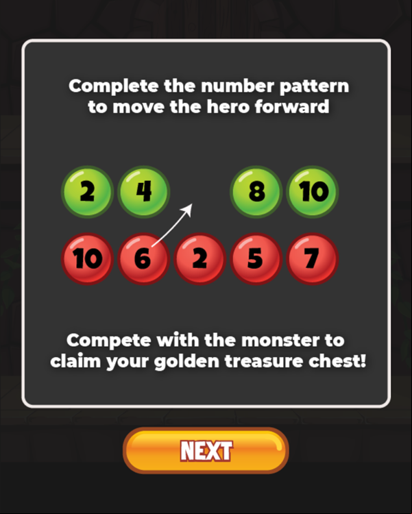 Number Hero Game How To Play Screenshot.