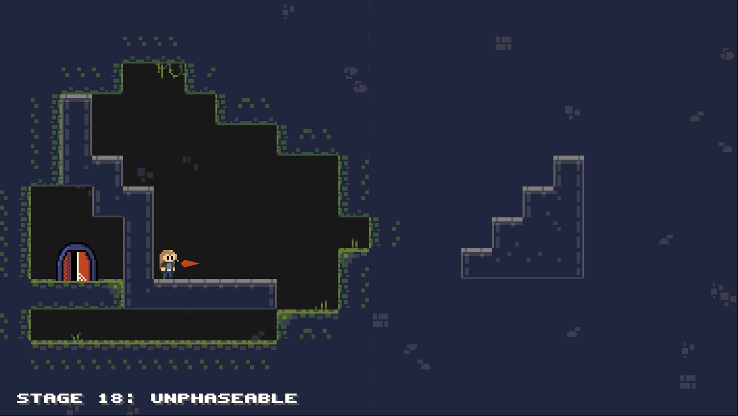 Oasis Game Unphaseable Level Screenshot.