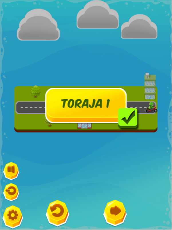 Ojek Pickup Game Stage Complete Screenshot.