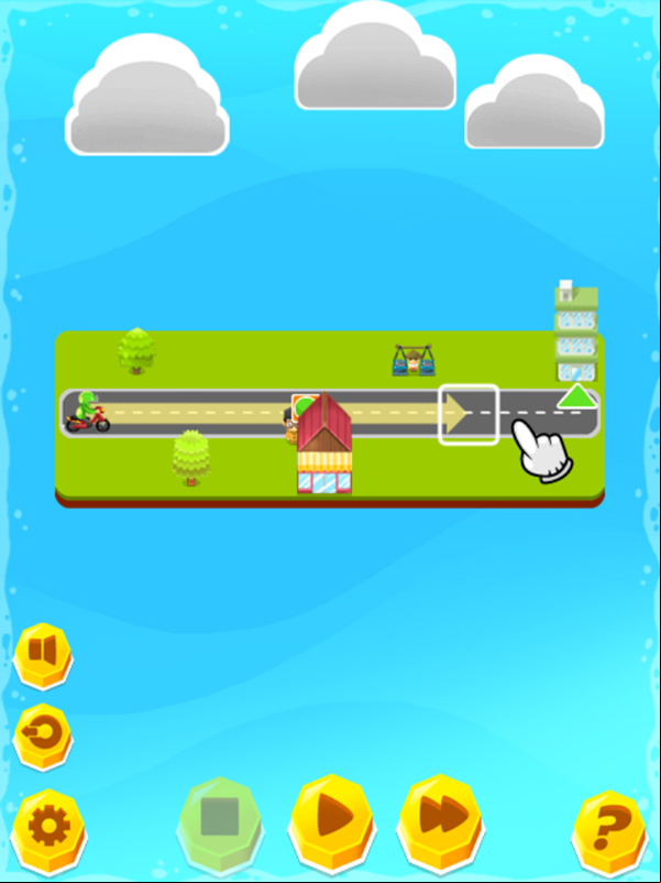 Ojek Pickup Game Stage Play Screenshot.