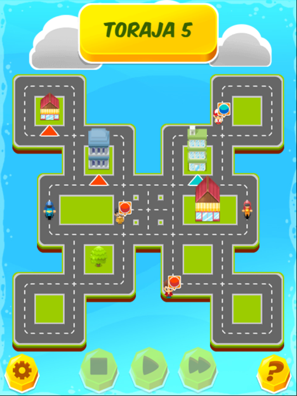 Ojek Pickup Game Stage Progress Screenshot.