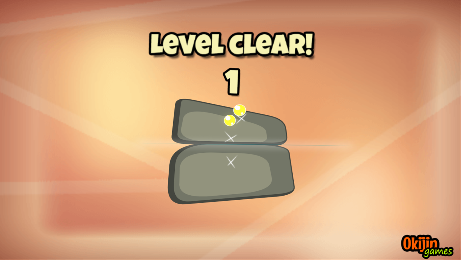 Ojello Game Level Clear Screenshot.