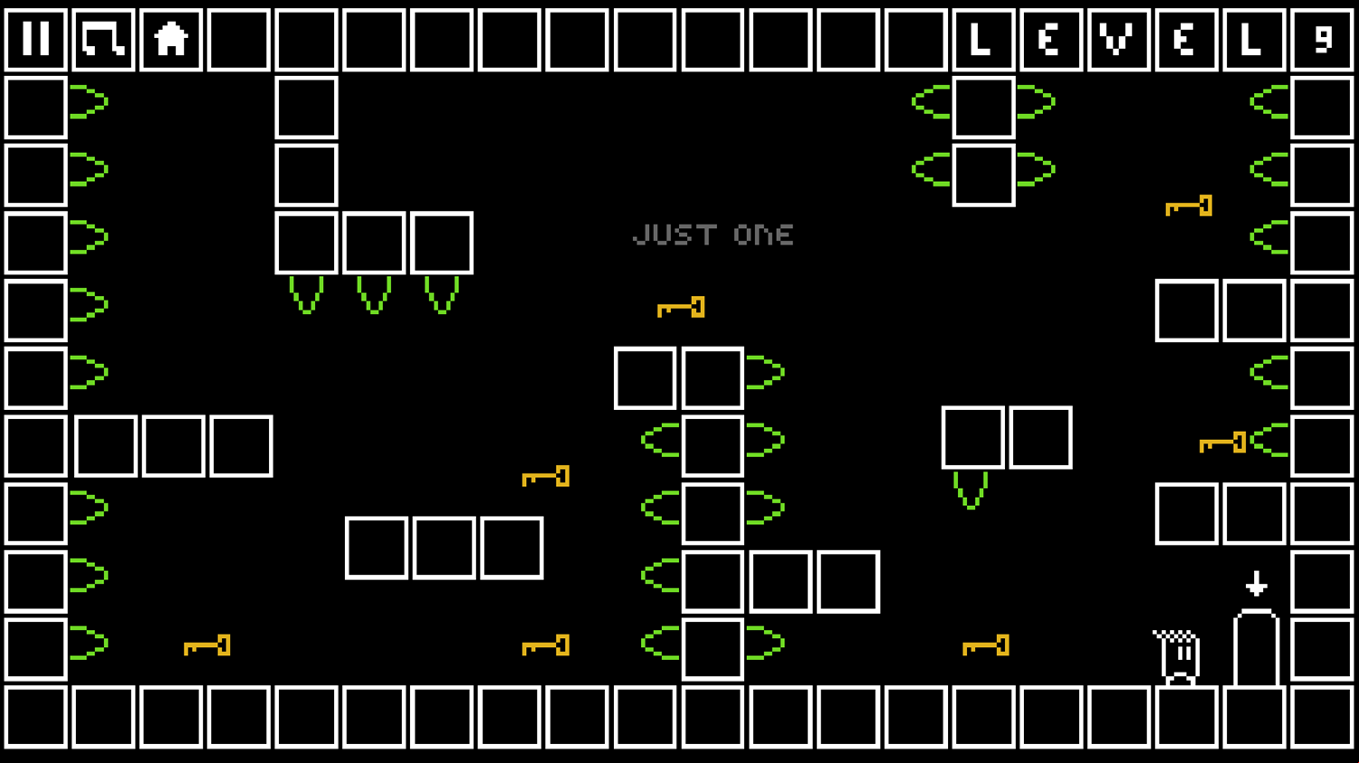 One Stage Game Select the Correct Key Screenshot.