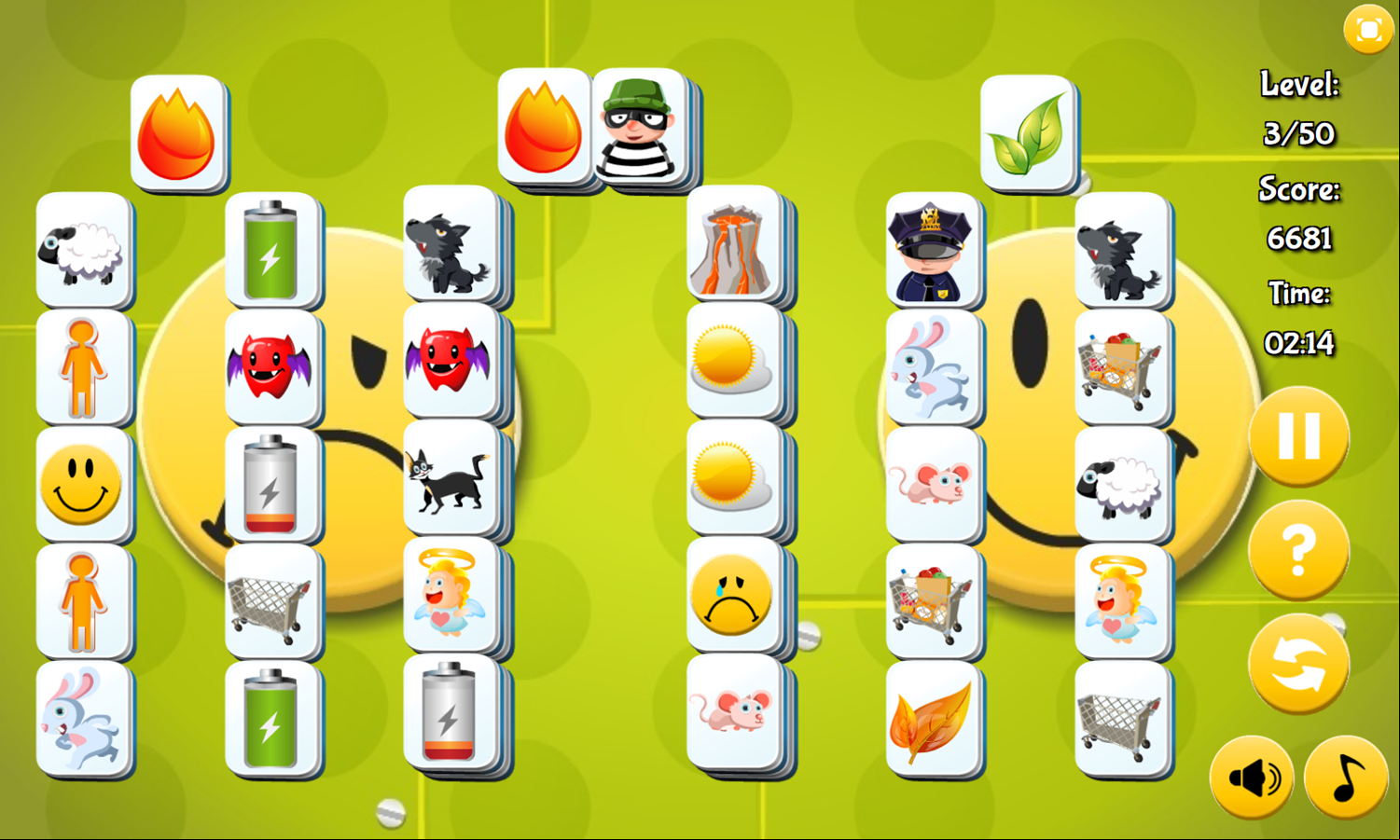Opposites Attract Game Level Progress Screenshot.