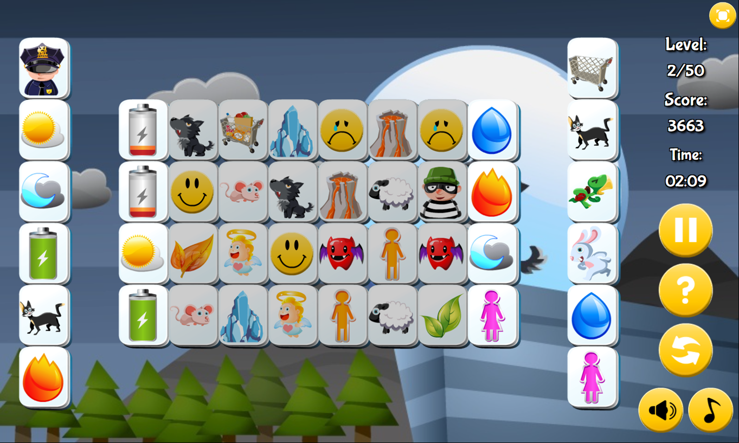 Opposites Attract Game Next Level Screenshot.