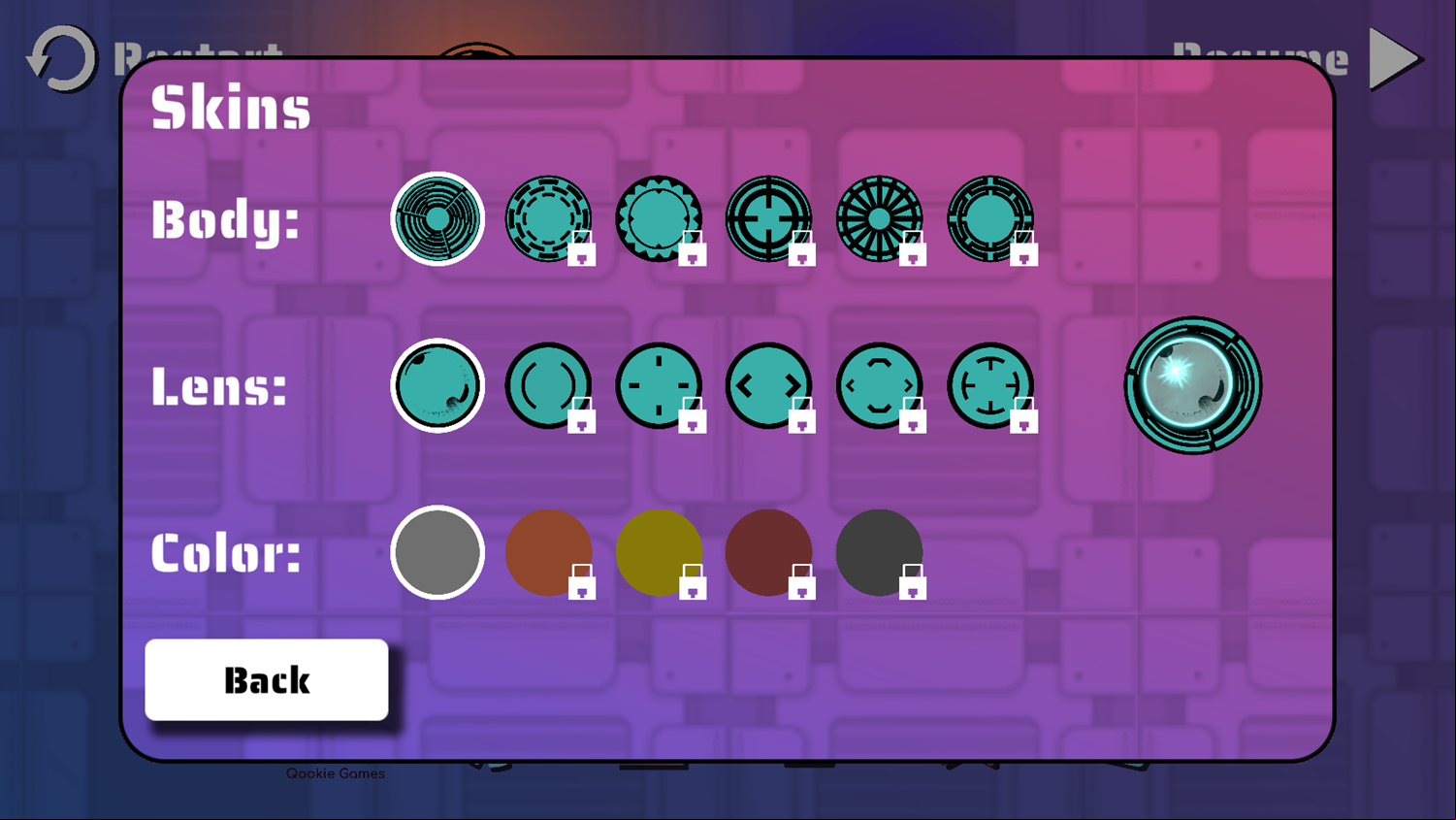 OrbaDrone Game Unlock Skins Screenshot.