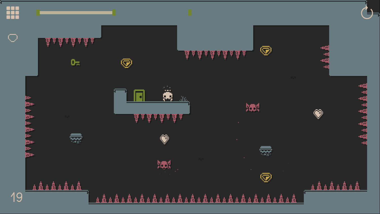 Orbitronon Game Welcome Screen Screenshot.