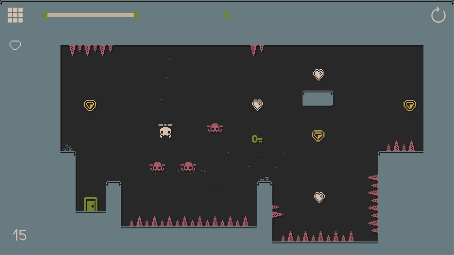 Orbitronon Game Welcome Screen Screenshot.
