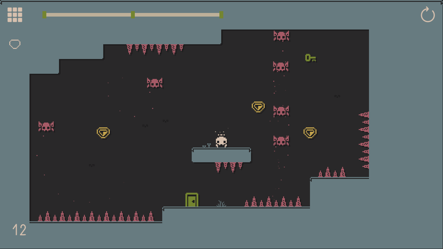 Orbitronon Game Welcome Screen Screenshot.