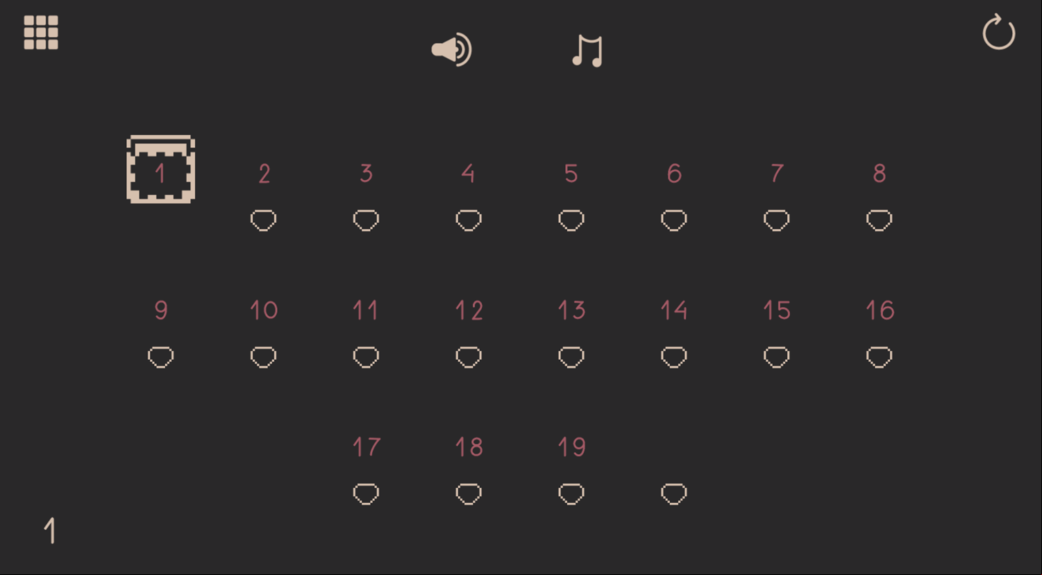 Orbitronon Game Welcome Screen Screenshot.
