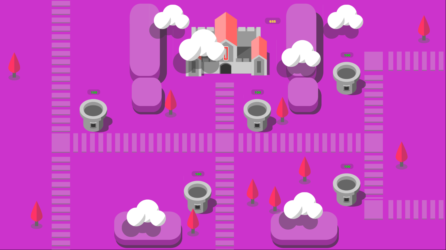 Orcs Rush Game Final Level Screenshot.