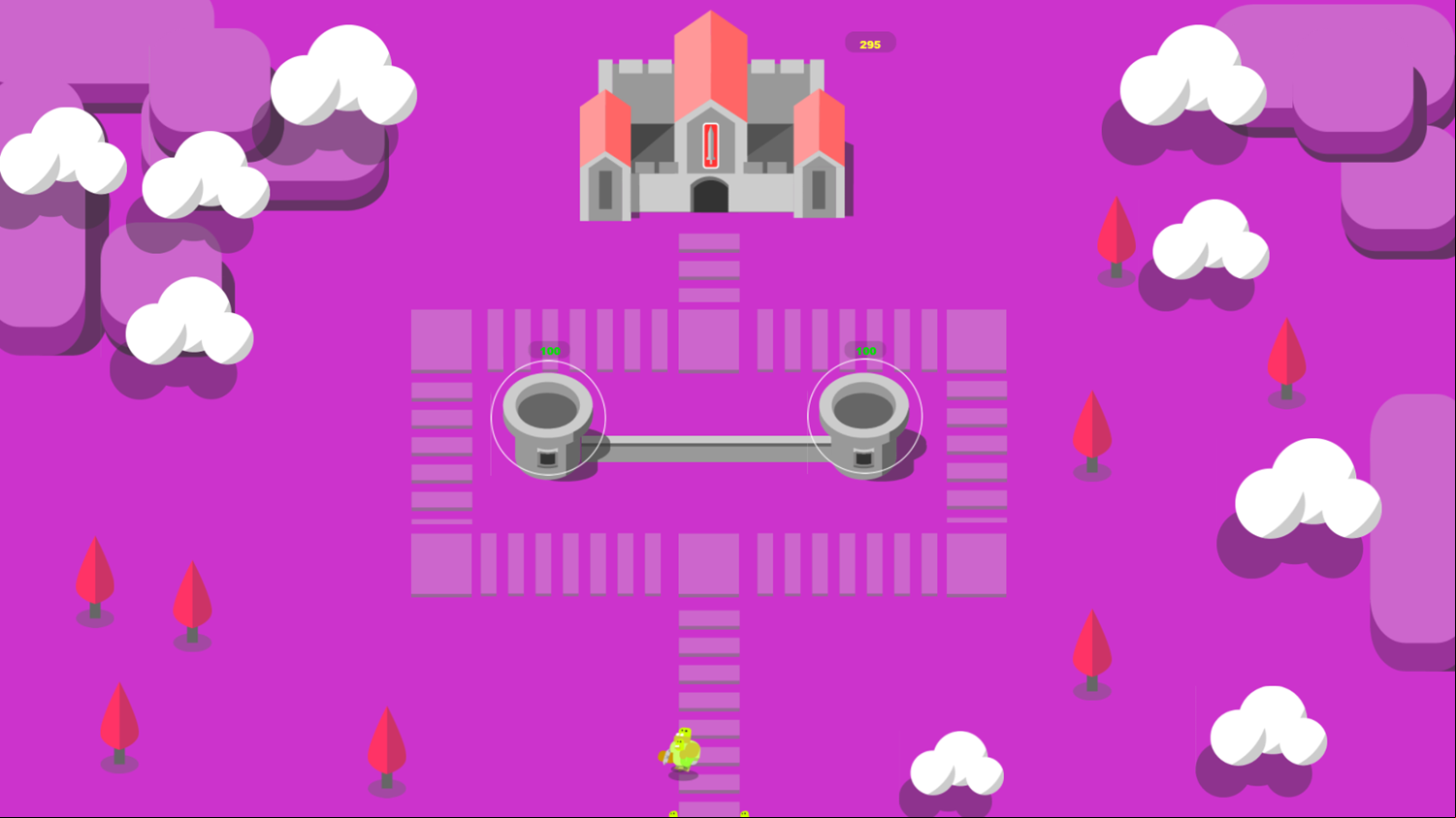 Orcs Rush Game Start Screenshot.