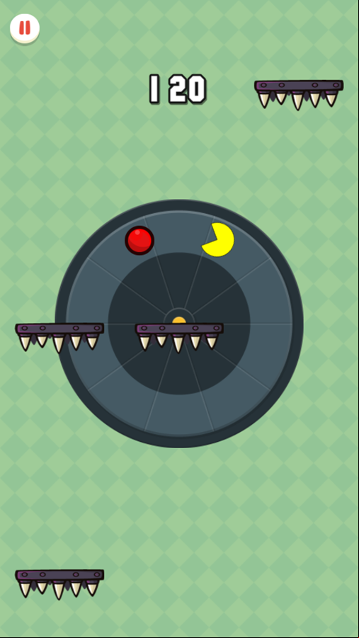 Pac Rush Game Play Screenshot.