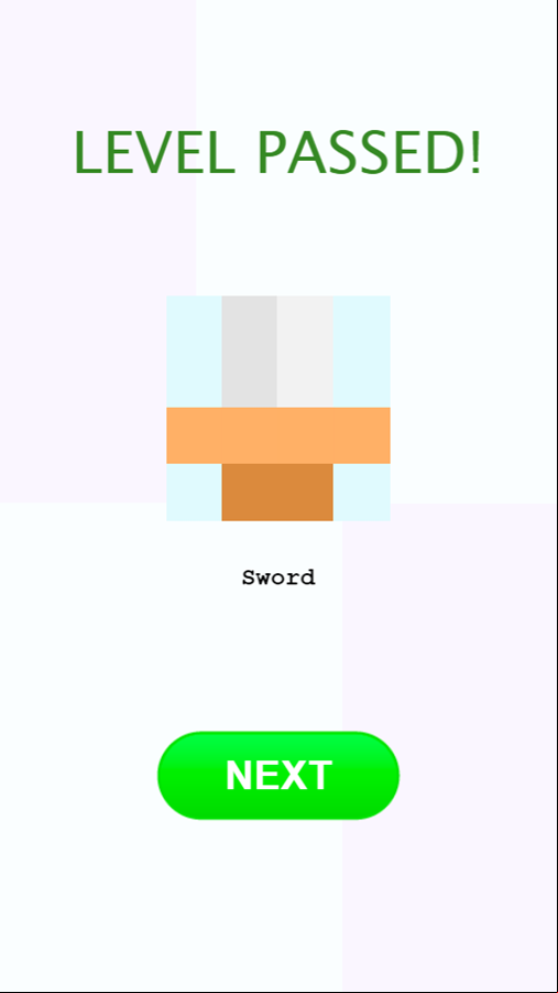 Paint Step2Step Game Level Complete Screenshot.