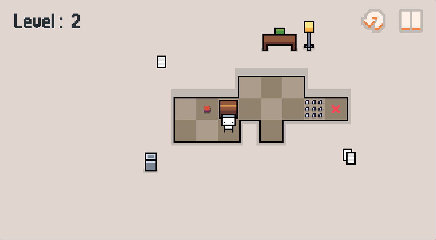 Pathway Puzzle Game Level Play Screenshot.