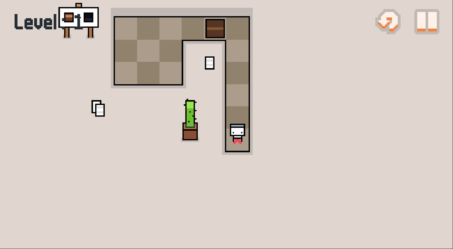 Pathway Puzzle Game Level Start Screenshot.