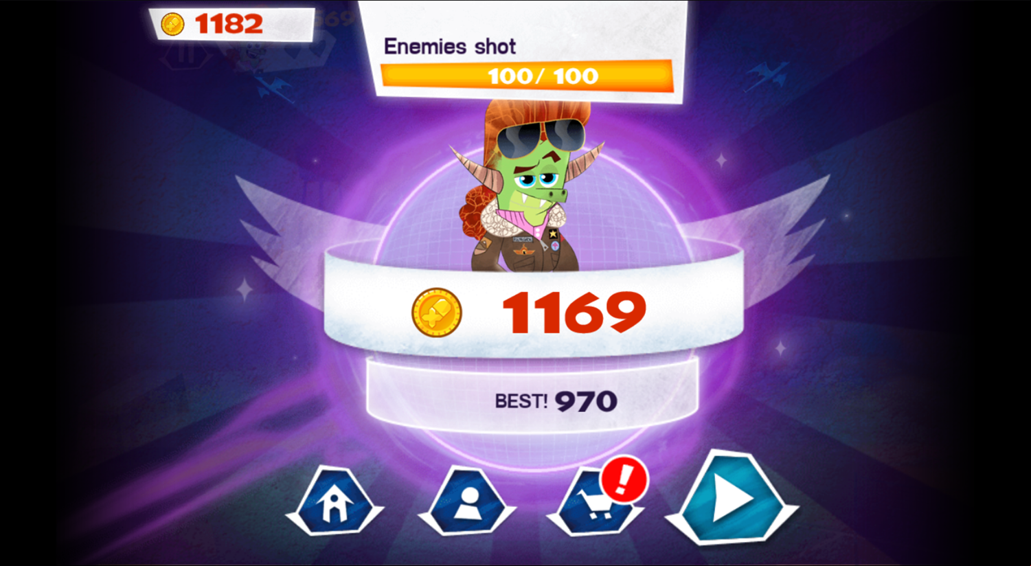 Penn Zero Part Time Hero Wingfire Academy Raid Game Over Screenshot.