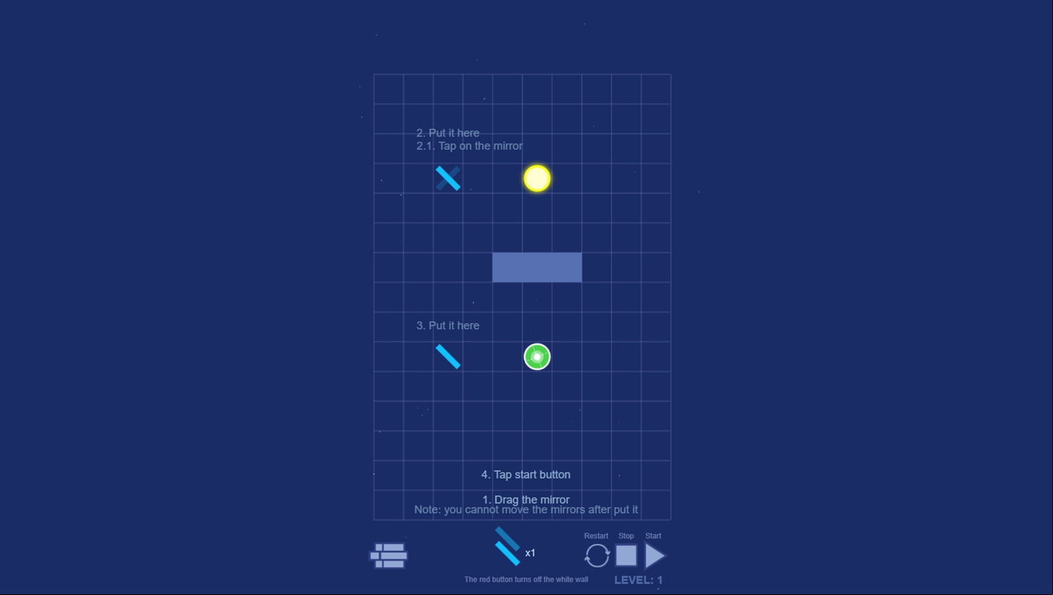 Photon Path Game How To Play Screenshot.