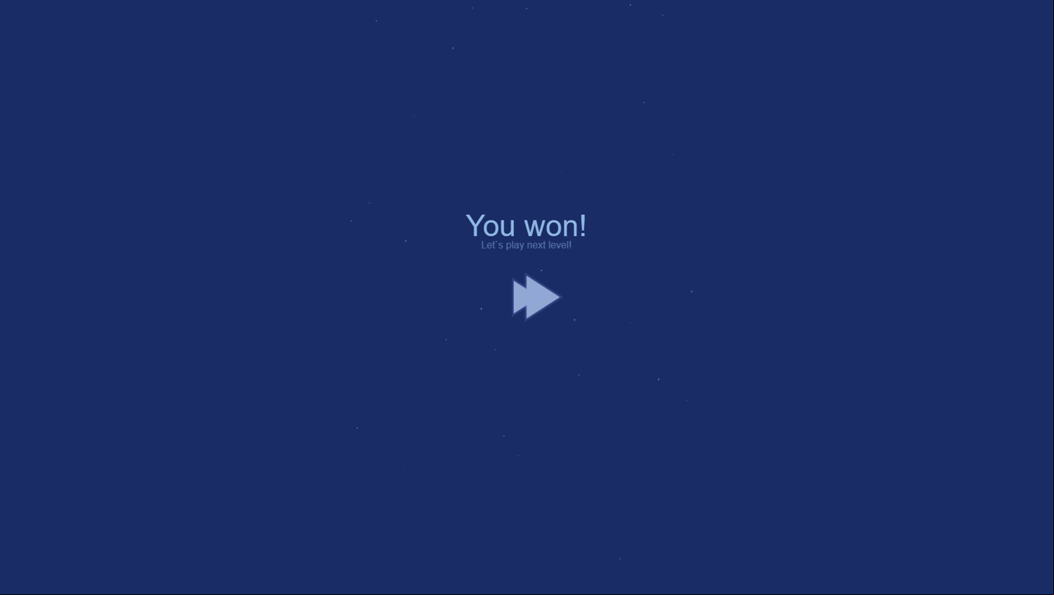 Photon Path Game Level Complete Screenshot.