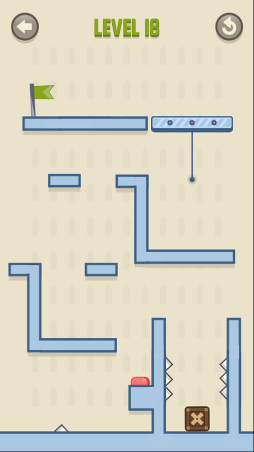 Physics Box 2 Game Level Progress Screenshot.
