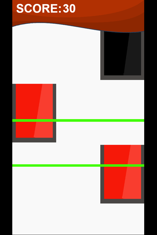 Piano Tiles Game Red Blocks Screenshot.
