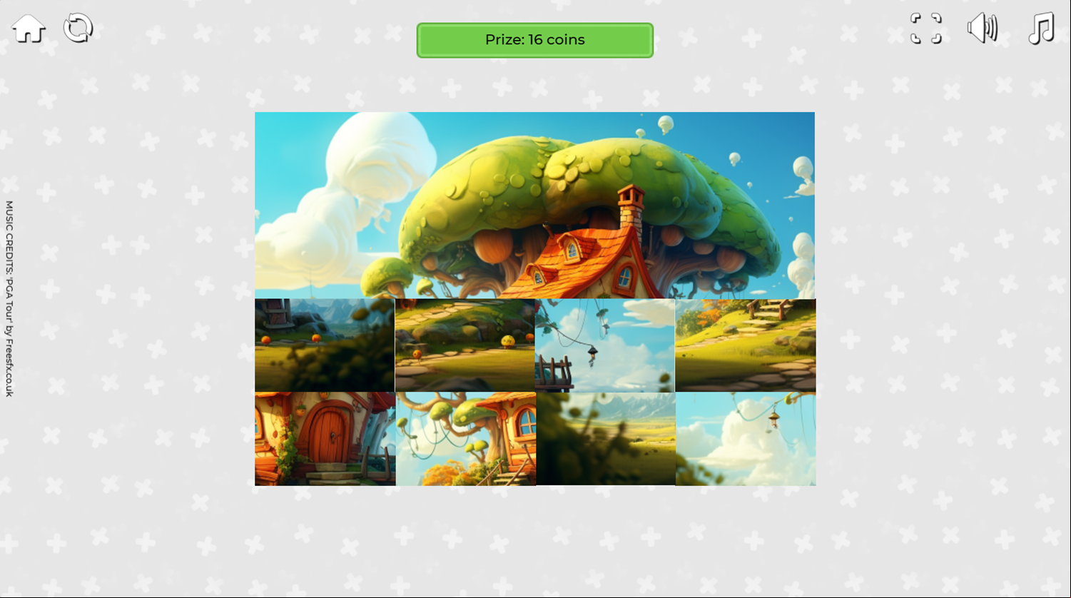 Picture Swap Game Play Screenshot.