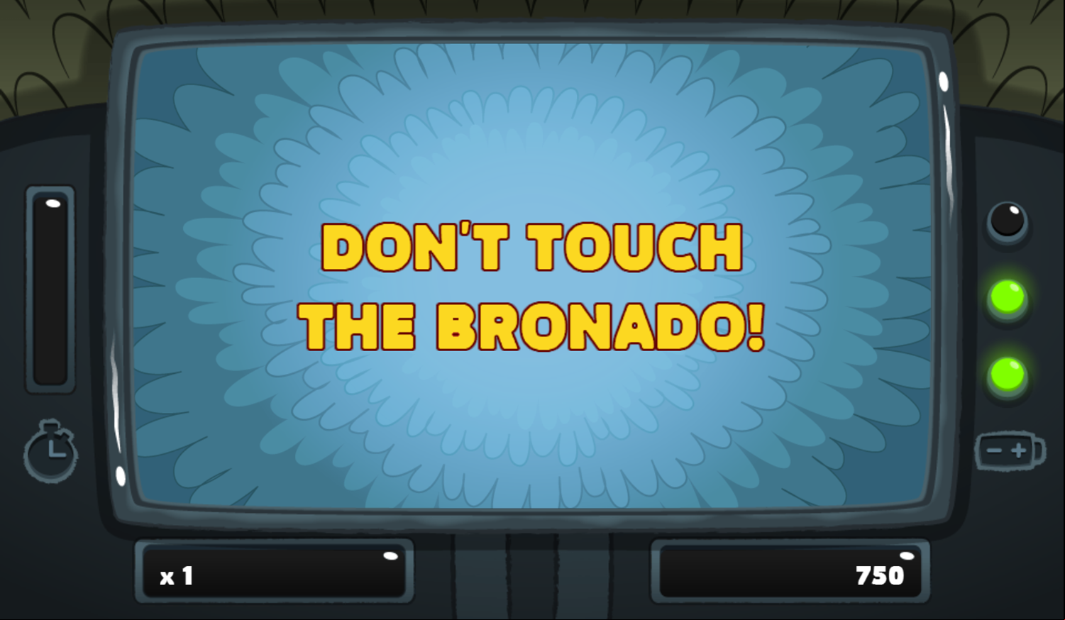 PGBC Game Lad Blitz Game Don't Touch Bronado Screenshot.