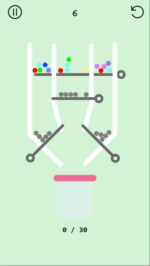 Pull Pin Game Screenshot.