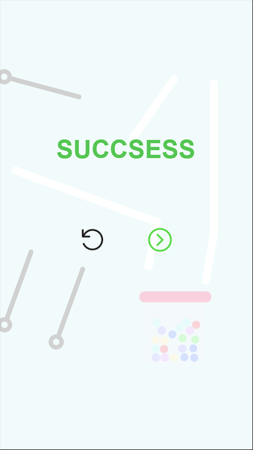 Pull Pin Level Success Screenshot.