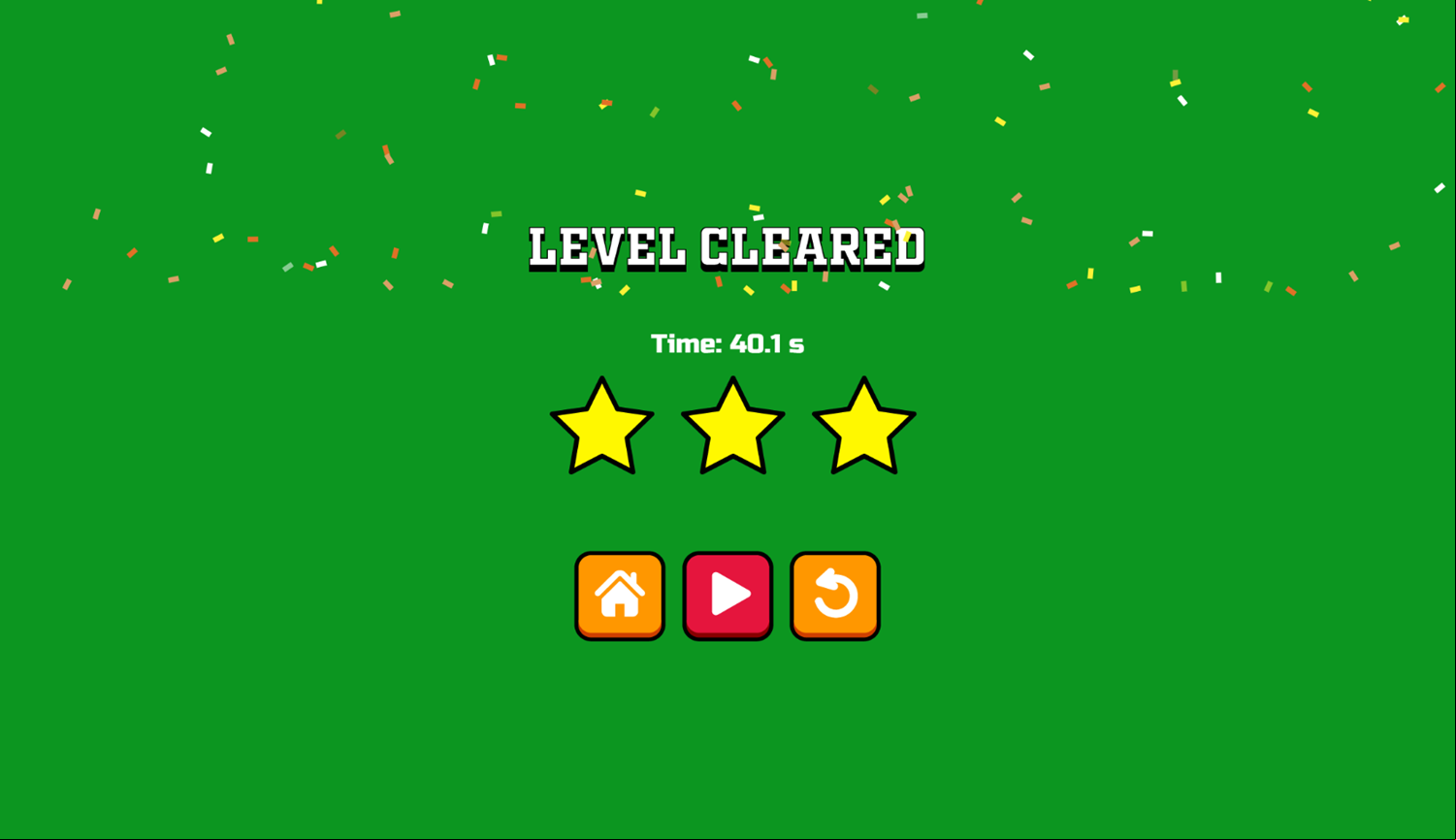 Pinball World Cup Game Level Cleared Screenshot.