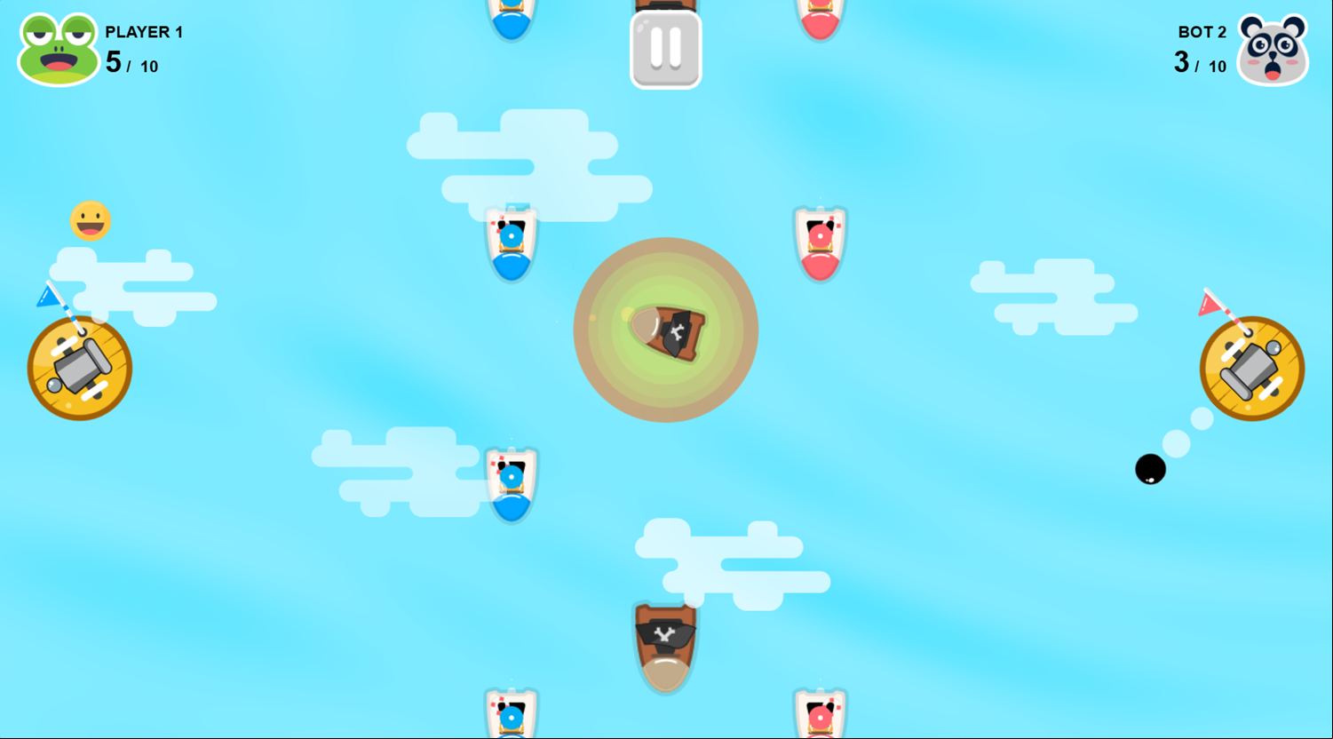 Pirates Game Play Screenshot.