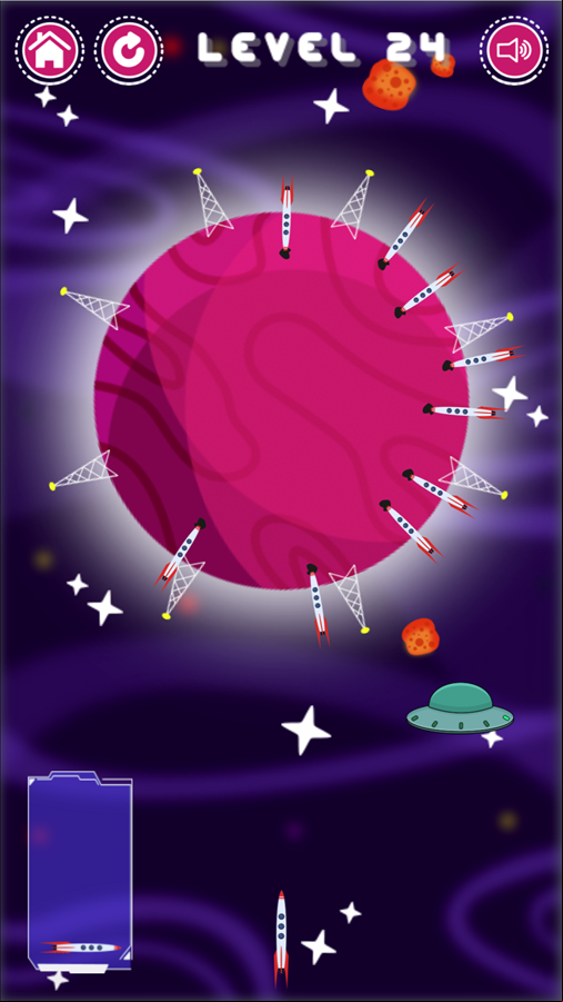 Planet Conqueror Game Screenshot.