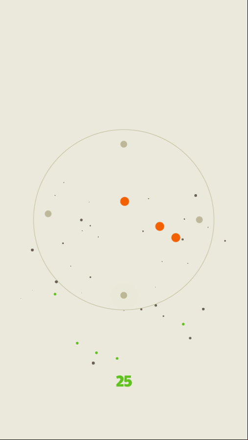 Point Back Game Over Screenshot.