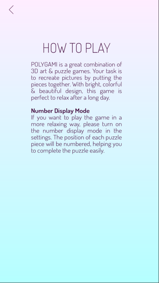 Polygami Game How To Play Screenshot.