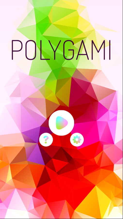 Polygami Game Welcome Screen Screenshot.