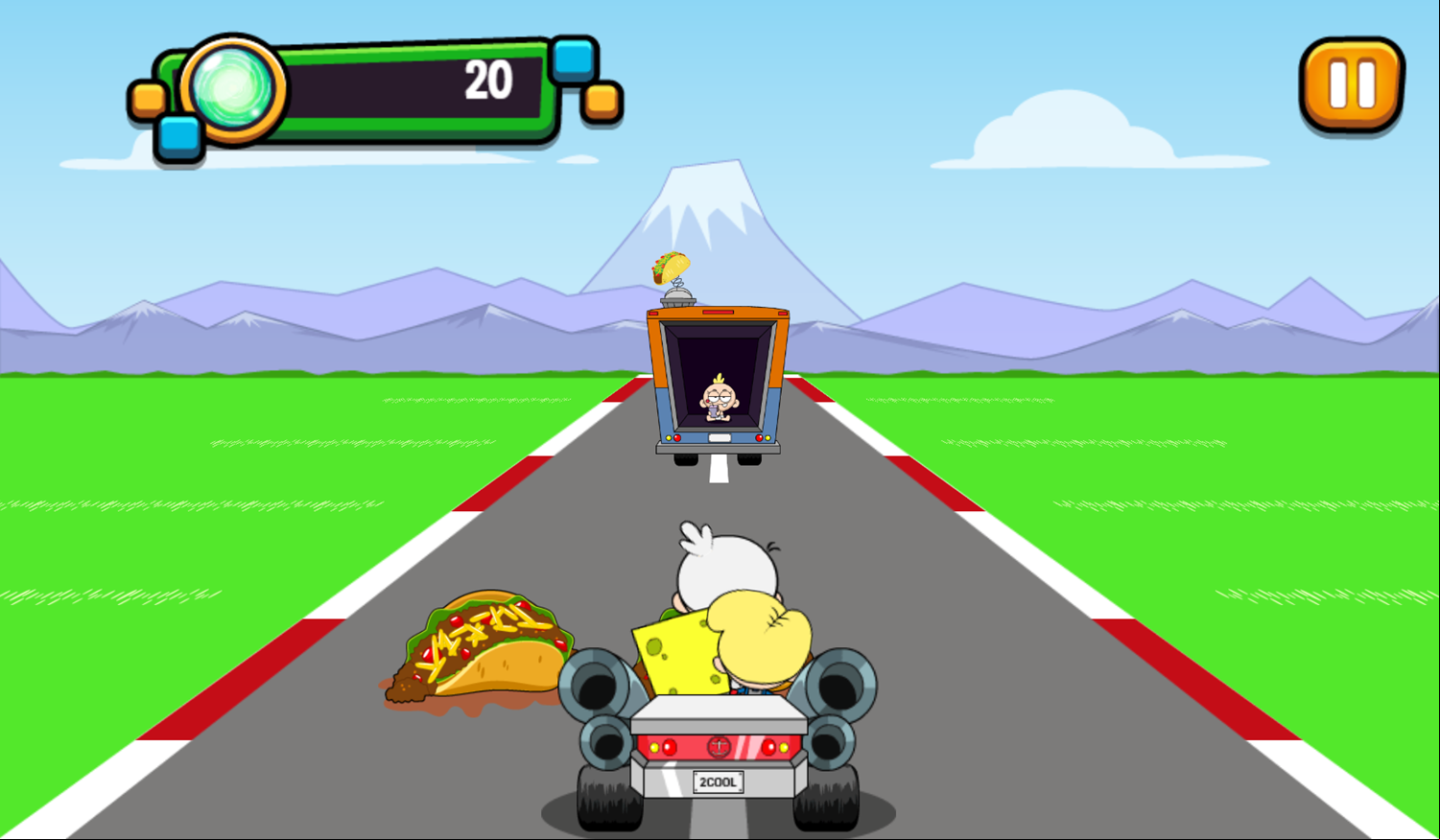 Portal Chase Game Taco Dodge Play Screenshot.