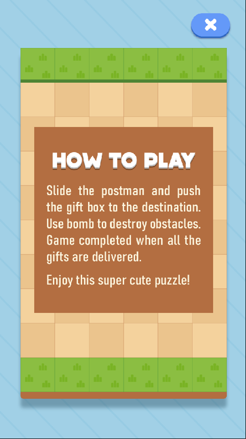 Postman Run Game How To Play Screenshot.