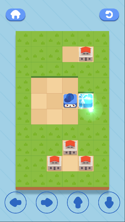 Postman Run Game Level Play Screenshot.