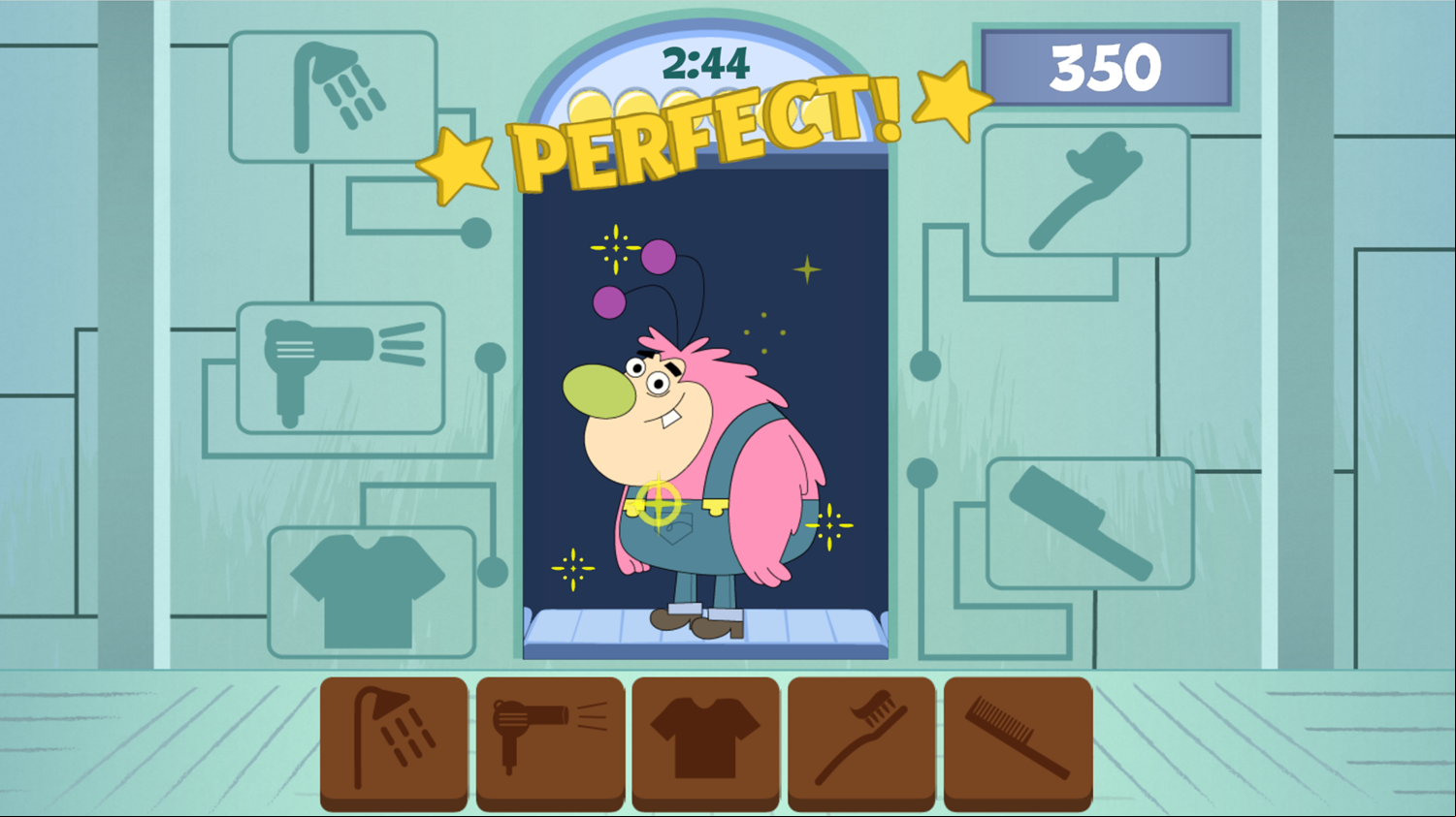 Powerpuff Girls Morning Mix Up Game Screenshot.