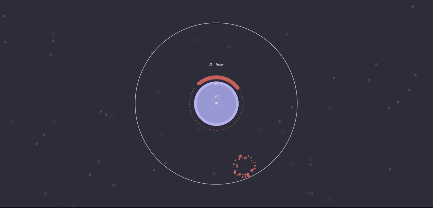 Protect Circle Game Power Shield Fully Extended Screenshot.