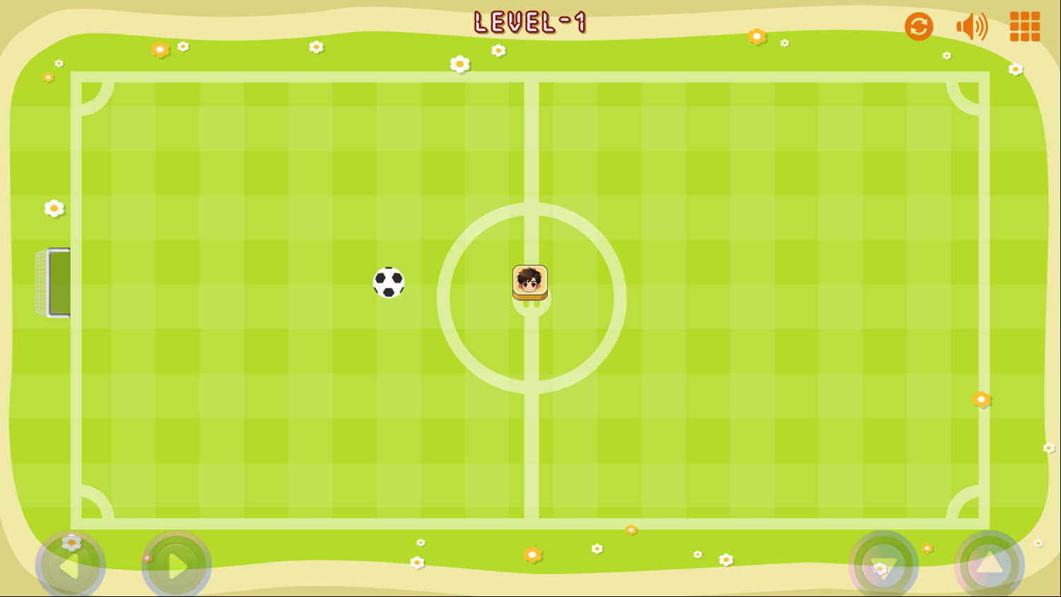 Push Puzzle Football Game Level Start Screenshot.