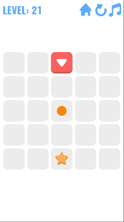 Push The Box Game Level With Color Changing Paint Screenshot.