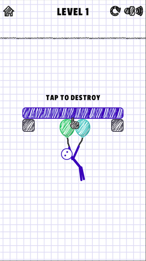 Ragdoll Rise Up Game Tap to Destroy Screenshot.
