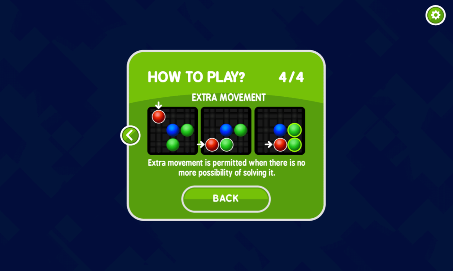 Rainbow Bead Game Extra Movement Screenshot.