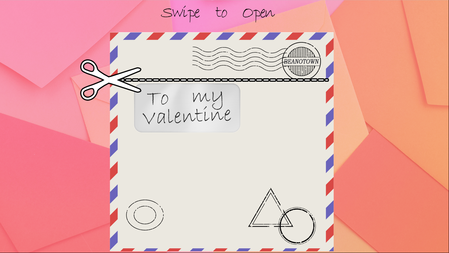 Random Valentine Generator Game Screenshot.