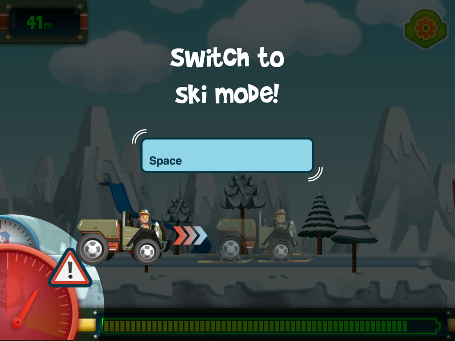 Ranger Rob Chipper Challenge Game Switch To Ski Screenshot.